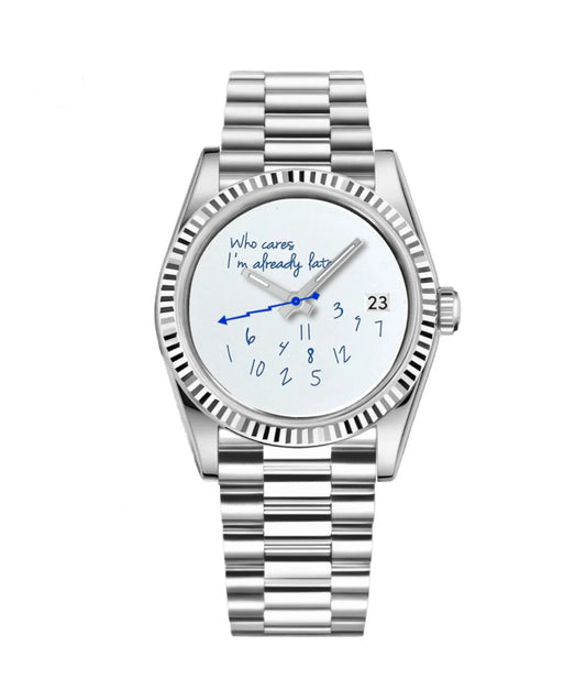 Who Cares I’m Already Late Watch – Seiko Mod