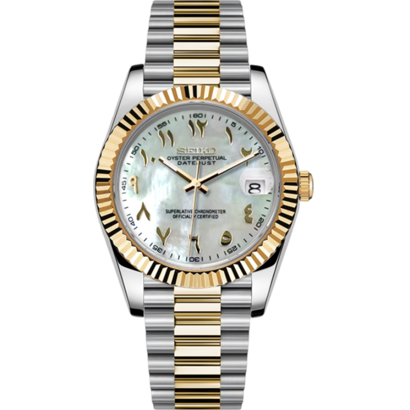 Datejust Mod - TOW-TONE GOLD ARABIC