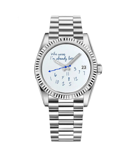 Who Cares I’m Already Late Watch – Seiko Mod