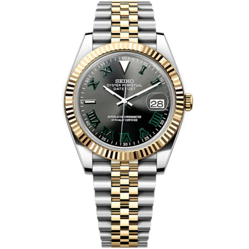 Datejust Mod - TWO-TONE GOLD - WIMBLEDON