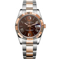Datejust Mod - TWO-TONE - CHOCOLATE ROMAN