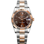 Datejust Mod - TWO-TONE - CHOCOLATE ROMAN