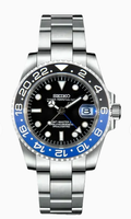 GMT Seiko Mod Batman - Blue and Black Bezel by Waqtic