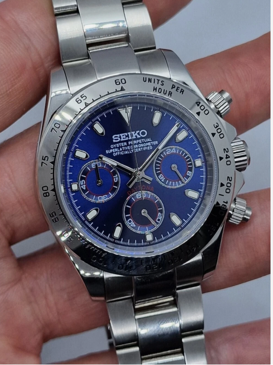 Daytona Mod - SILVER & BLUE