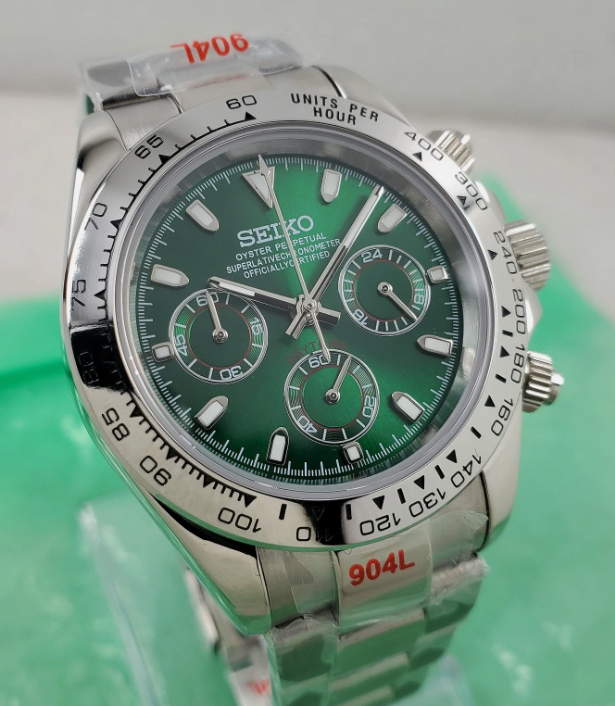 Daytona Mod - SILVER & GREEN
