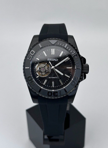 Submariner Mod - ALL BLACK (OPEN HEART)