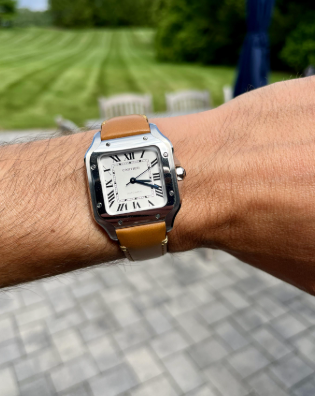 Santos Mod - BROWN (LEATHER STRAP)