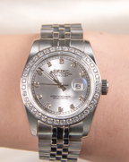 Women's Diamond Silver Datejust