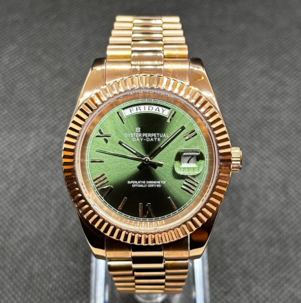 Day Date Mod - ROSE GOLD - OLIVE