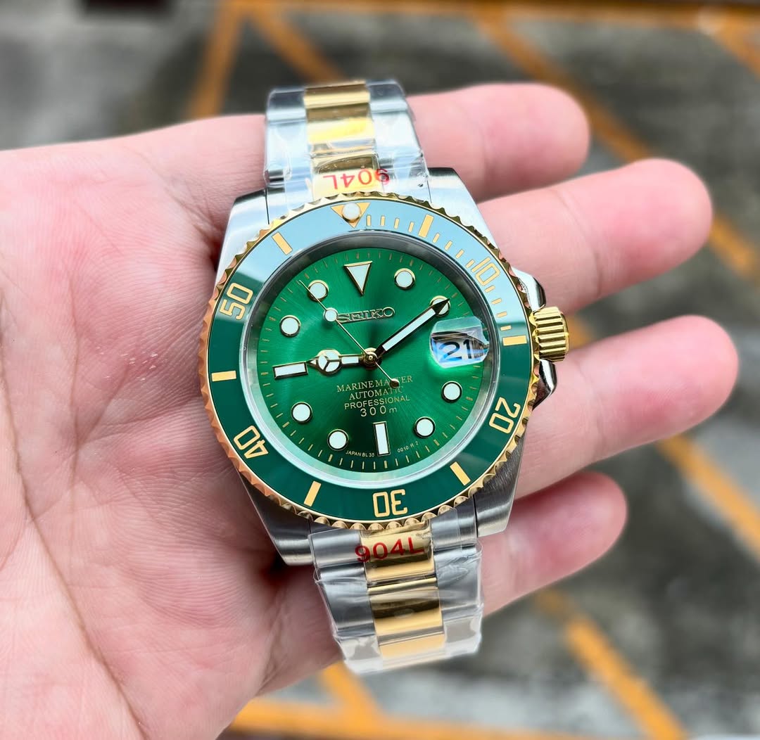 Submariner Mod - TWO TONE - GREEN