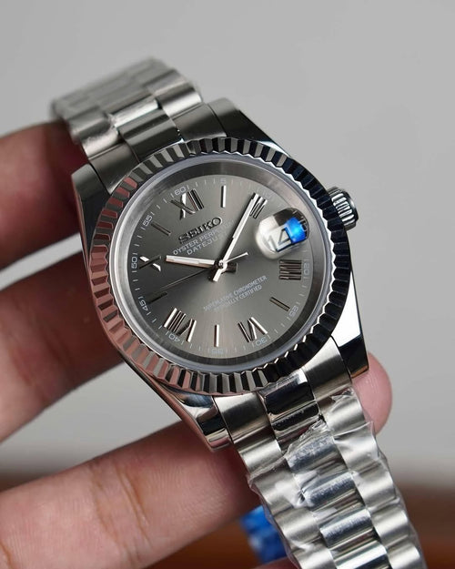 Datejust - GREY ROMAN MOD