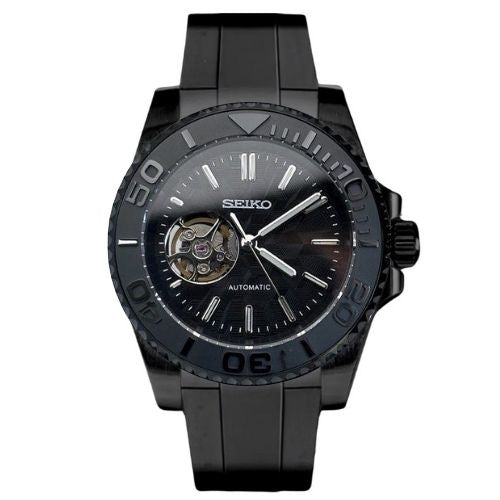 Submariner Mod - ALL BLACK (OPEN HEART)