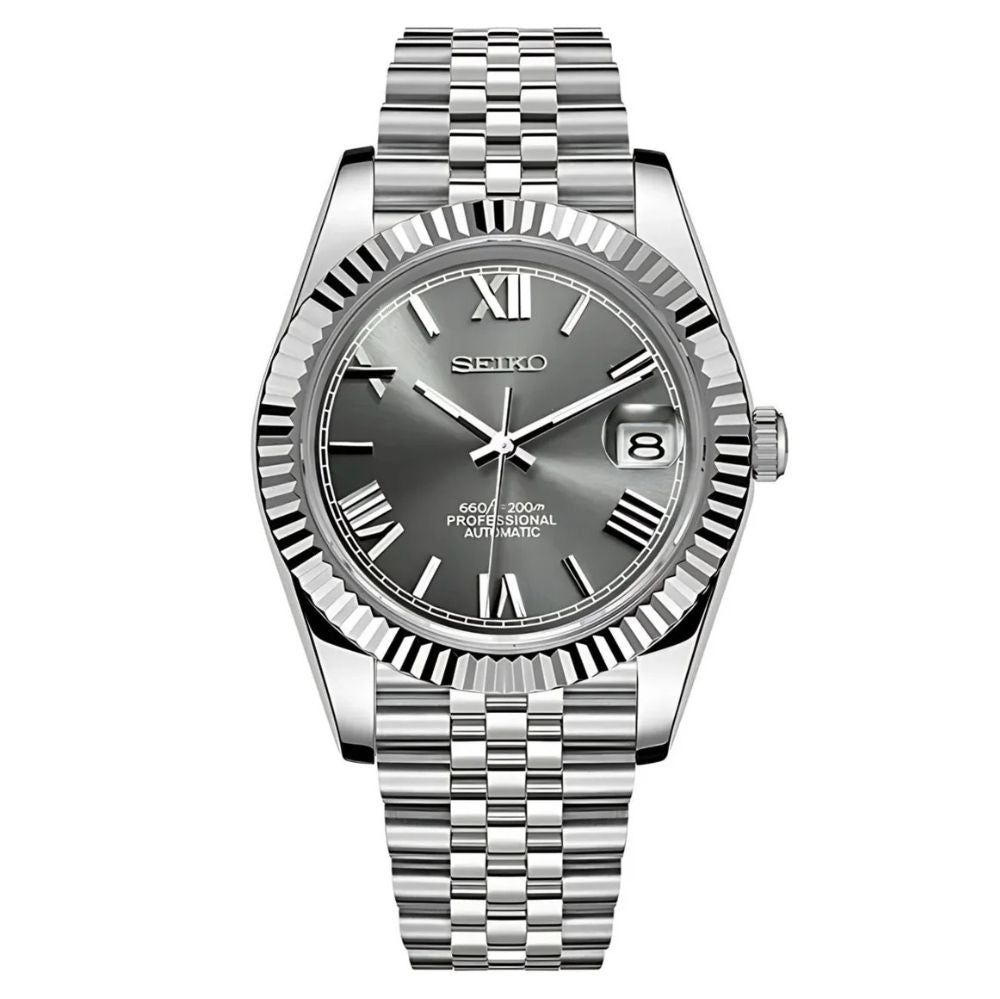 Datejust - GREY ROMAN MOD