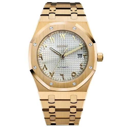 Royal Oak Mod - ROSE GOLD - WHITE ARABIC