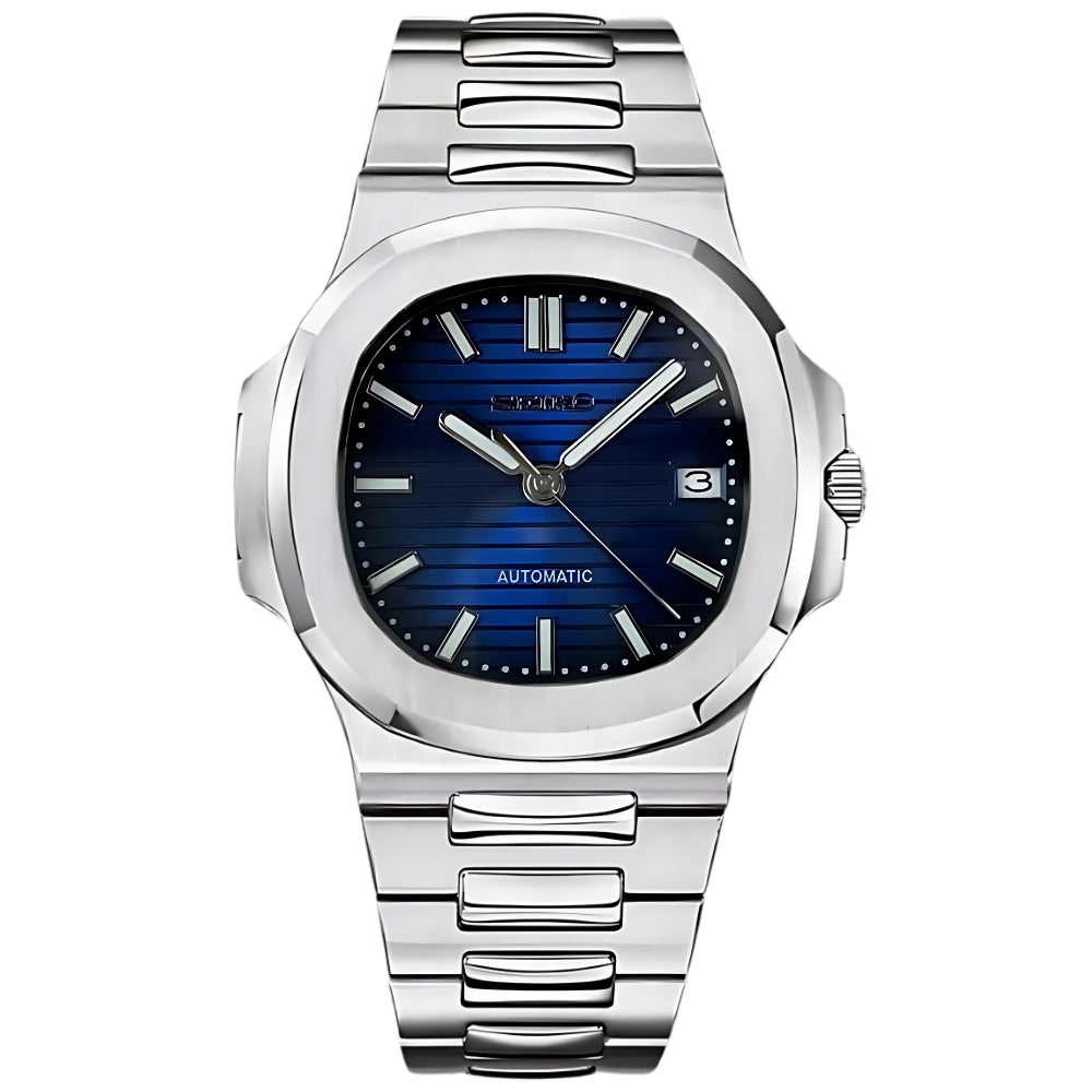 Nautilus Mod - DARK BLUE – Waqtic Watches