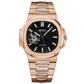 Nautilus Mod - ROSE GOLD - BLACK (OPEN HEART)