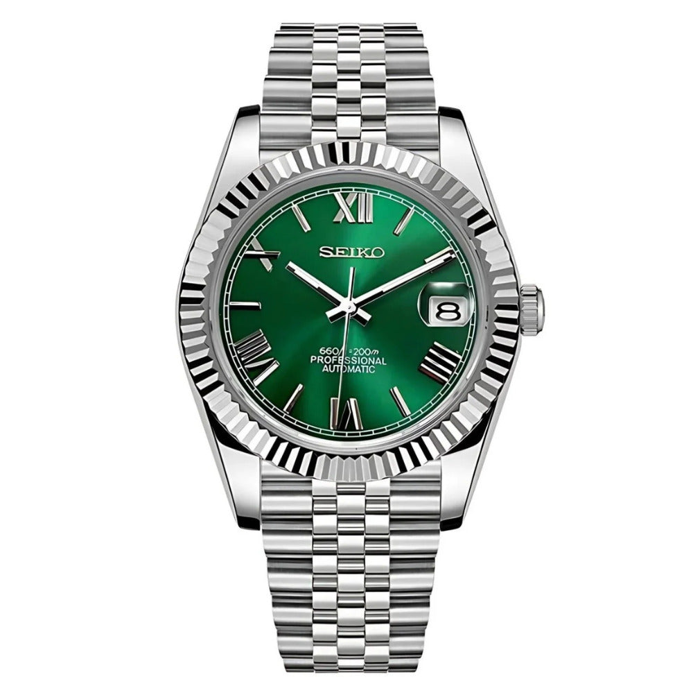 Datejust - GREEN ROMAN