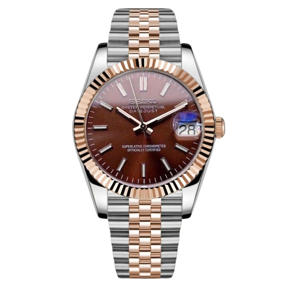 Datejust Mod - TWO-TONE CHOCOLATE