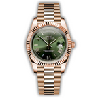 Day Date Mod - ROSE GOLD - OLIVE