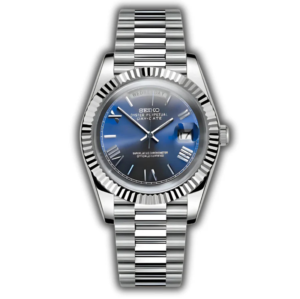 Day-Date Mod - OCEAN BLUE ROMAN